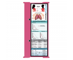 WhiteCoat Clipboard® Trifold - Pink Respiratory Therapy Edition
