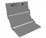 WhiteCoat Clipboard® Trifold - Silver Respiratory Therapy Edition