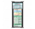WhiteCoat Clipboard® Trifold - Silver Respiratory Therapy Edition