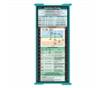 WhiteCoat Clipboard® Trifold - Teal Respiratory Therapy Edition