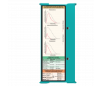 WhiteCoat Clipboard® Trifold - Teal Respiratory Therapy Edition