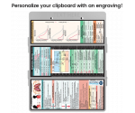 WhiteCoat Clipboard® Trifold - White Respiratory Therapy Edition