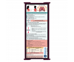 WhiteCoat Clipboard® Trifold - Wine Respiratory Therapy Edition