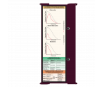 WhiteCoat Clipboard® Trifold - Wine Respiratory Therapy Edition
