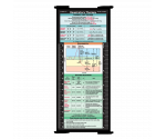 WhiteCoat Clipboard® Trifold - Black Respiratory Therapy Edition