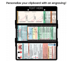 WhiteCoat Clipboard® Trifold - Black Respiratory Therapy Edition
