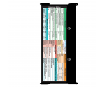 WhiteCoat Clipboard® Trifold - Black Veterinary Medicine Edition
