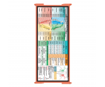 WhiteCoat Clipboard® Trifold - Coral Veterinary Medicine Edition