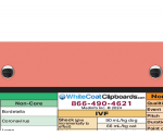 WhiteCoat Clipboard® Trifold - Coral Veterinary Medicine Edition