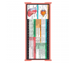 WhiteCoat Clipboard® Trifold - Coral Veterinary Medicine Edition