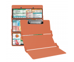 WhiteCoat Clipboard® Trifold - Coral Veterinary Medicine Edition