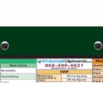 WhiteCoat Clipboard® Trifold - Green Veterinary Medicine Edition