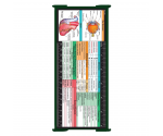WhiteCoat Clipboard® Trifold - Green Veterinary Medicine Edition