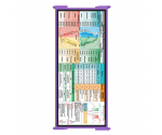 WhiteCoat Clipboard® Trifold - Lilac Veterinary Medicine Edition