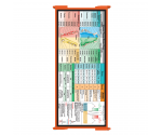 WhiteCoat Clipboard® Trifold - Orange Veterinary Medicine Edition