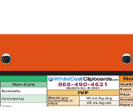 WhiteCoat Clipboard® Trifold - Orange Veterinary Medicine Edition
