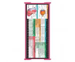 WhiteCoat Clipboard® Trifold - Pink Veterinary Medicine Edition