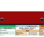 WhiteCoat Clipboard® Trifold - Red Veterinary Medicine Edition