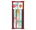 WhiteCoat Clipboard® Trifold - Red Veterinary Medicine Edition