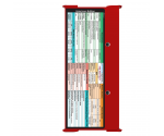 WhiteCoat Clipboard® Trifold - Red Veterinary Medicine Edition