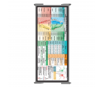 WhiteCoat Clipboard® Trifold - Silver Veterinary Medicine Edition