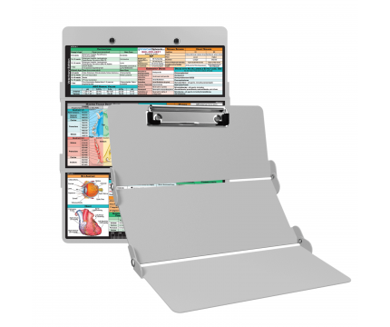 WhiteCoat Clipboard® Trifold - White Veterinary Medicine Edition