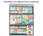 WhiteCoat Clipboard® Trifold - White Veterinary Medicine Edition