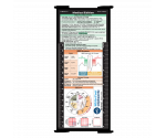 WhiteCoat Clipboard® Trifold - Black Medical Edition