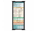 WhiteCoat Clipboard® Trifold - Black Medical Edition