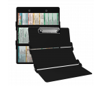 WhiteCoat Clipboard® Trifold - Black Medical Edition