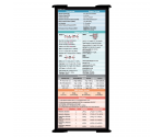 WhiteCoat Clipboard® Trifold - Black Medical Edition
