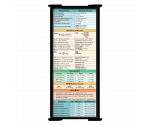 WhiteCoat Clipboard® Trifold - Blackout Medical Edition