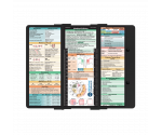 WhiteCoat Clipboard® Trifold - Blackout Medical Edition