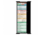 WhiteCoat Clipboard® Trifold - Blackout Medical Edition