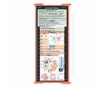 WhiteCoat Clipboard® Trifold - Coral Medical Edition
