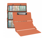 WhiteCoat Clipboard® Trifold - Coral Medical Edition