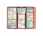 WhiteCoat Clipboard® Trifold - Coral Medical Edition