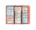 WhiteCoat Clipboard® Trifold - Coral Medical Edition