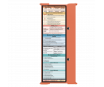 WhiteCoat Clipboard® Trifold - Coral Medical Edition