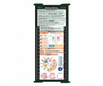 WhiteCoat Clipboard® Trifold - Green Medical Edition