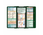 WhiteCoat Clipboard® Trifold - Green Medical Edition