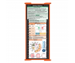 WhiteCoat Clipboard® Trifold - Orange Medical Edition