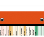 WhiteCoat Clipboard® Trifold - Orange Medical Edition