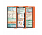 WhiteCoat Clipboard® Trifold - Orange Medical Edition