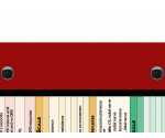 WhiteCoat Clipboard® Trifold - Red Medical Edition