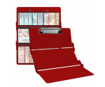 WhiteCoat Clipboard® Trifold - Red Medical Edition