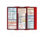 WhiteCoat Clipboard® Trifold - Red Medical Edition