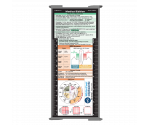 WhiteCoat Clipboard® Trifold - Silver Medical Edition