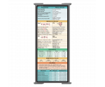 WhiteCoat Clipboard® Trifold - Silver Medical Edition