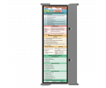 WhiteCoat Clipboard® Trifold - Silver Medical Edition